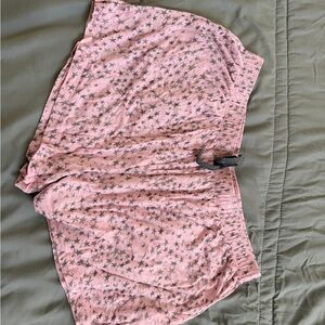 Pink Star Print Lounge Shorts
